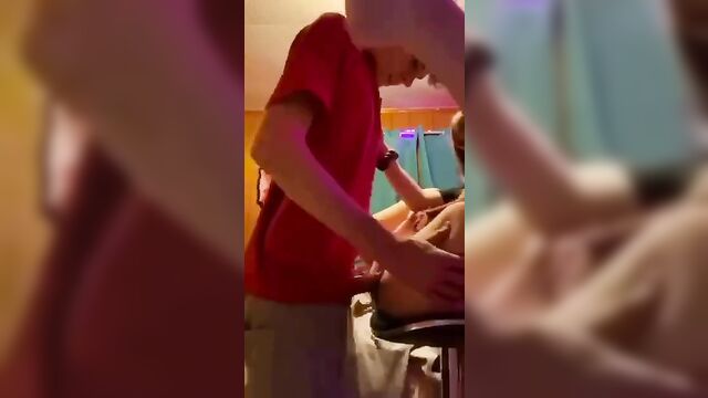 Brother Fucking his sister hard on the table - 4 image