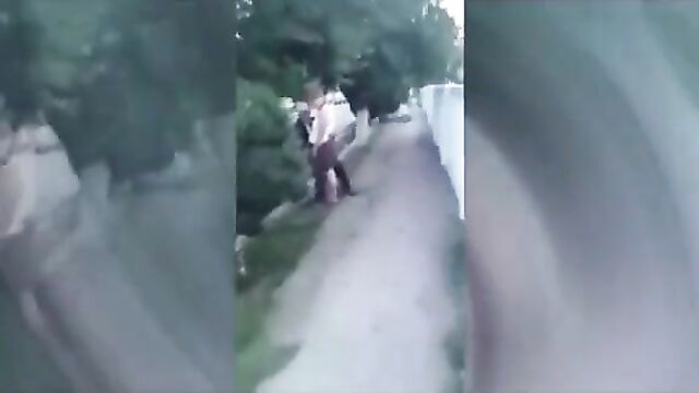 Grandpa Fingered his granddaughter in public