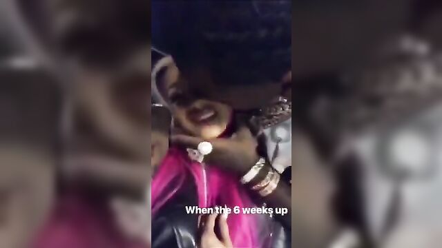 Cardi B leaked sex tape getting fingered by her boyfriend - 1 image