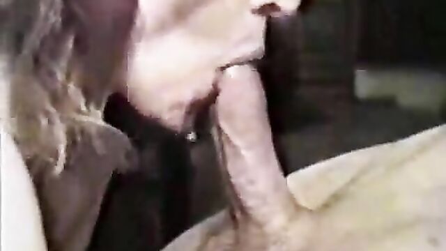 Classic mom sucking her own son's dick - 3 image