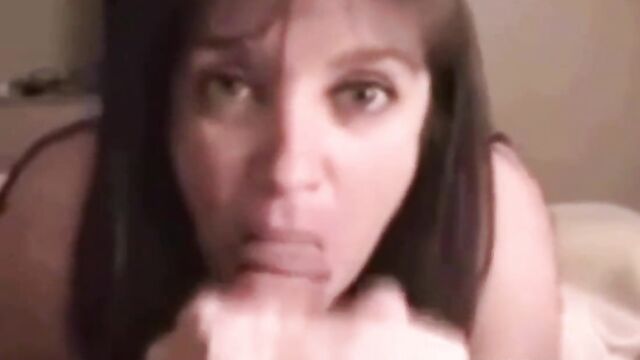 Mature mommy gives her son a blowjob - 2 image