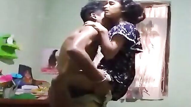 Asian brother and sister fucking at home