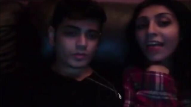 Brother and sister fuck at home on webcam