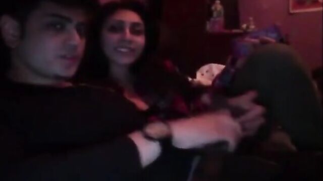 Brother and sister fuck at home on webcam - 3 image