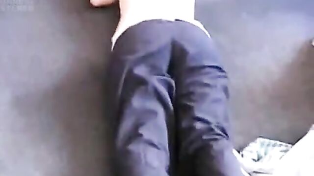 Daddy's giving his little daughter a massage