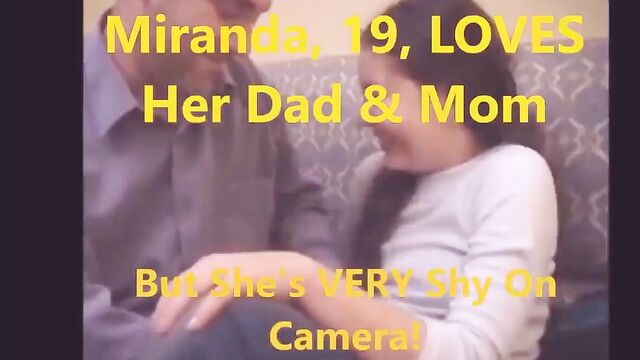 Daughter loves it when daddy fucks her in a condom - 1 image