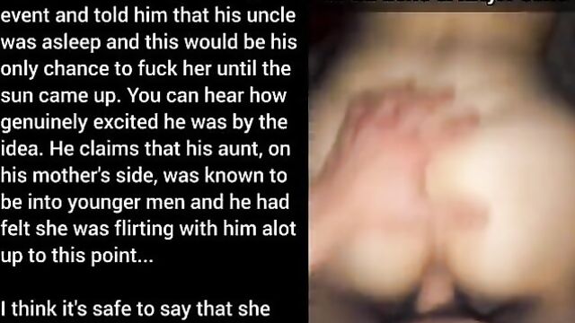 Auntie snuck into her nephew's room and fucked him
