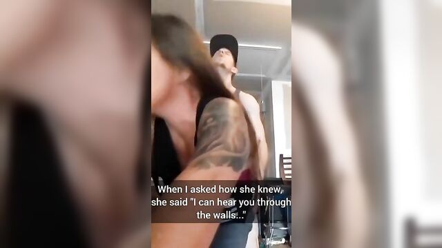 Son fucks mom in the garage and cum in her - 4 image