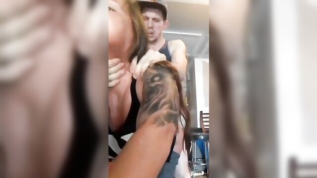 Son fucks mom in the garage and cum in her - 5 image