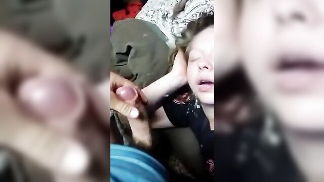 Pranking my sleeping sister turned into hot cumshot - 3 image