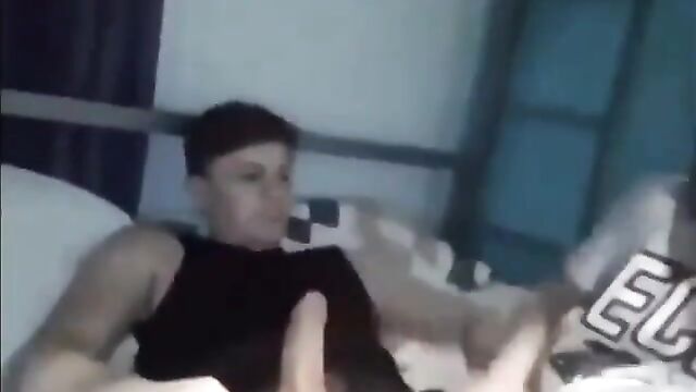 Sexy sister gives her brother a perfect handjob - 4 image