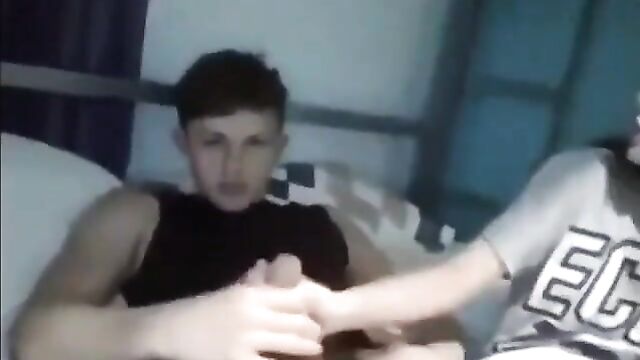 Sexy sister gives her brother a perfect handjob - 5 image