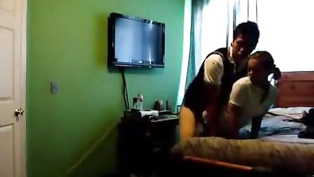 Sister gives blowjob to her brother, Rare incest sex - 5 image