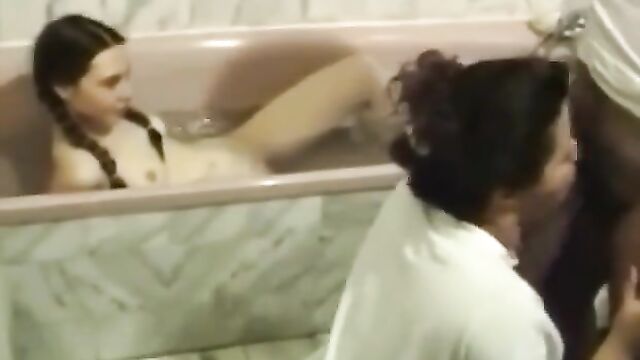 Real mom sucking sons dick in front of daughter - 4 image