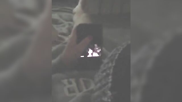 Real brother caught his sister watching porn and fingering homemade - 3 image