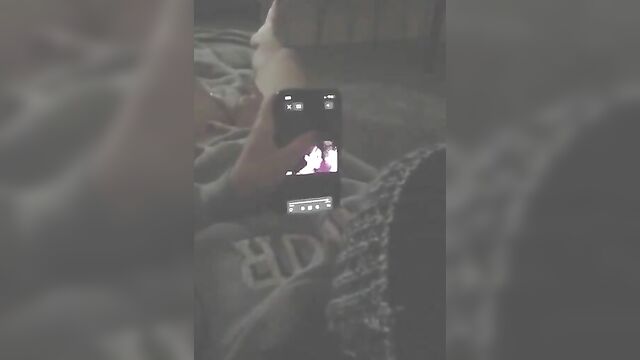 Real brother caught his sister watching porn and fingering homemade