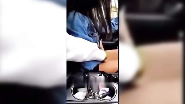 Real dad touches his daughter's pussy with his fingers - 1 image