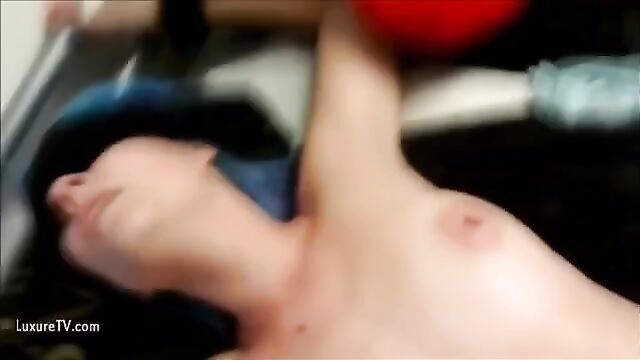 Petite daughter bites off more than she can chew family incest - 1 image