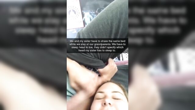 Brother and sister have to share the same bed family taboo - 1 image