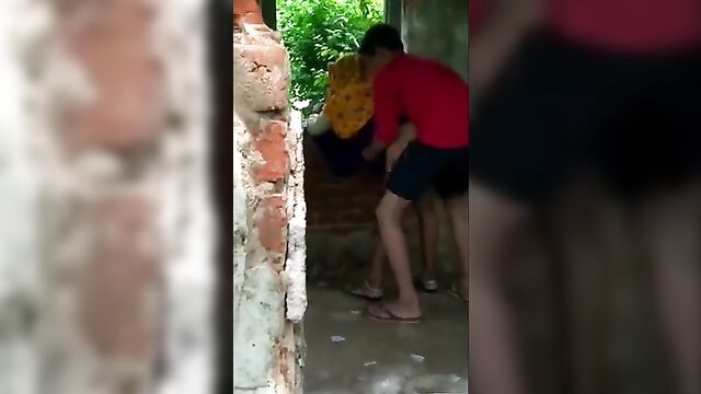 Indian village boy fucking his own mother outdoor - 3 image