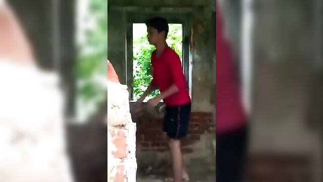 Indian village boy fucking his own mother outdoor - 5 image