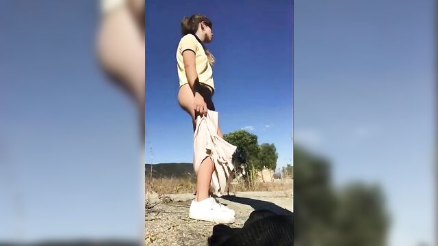 Black stepbrother fucking white sister outdoor - 1 image