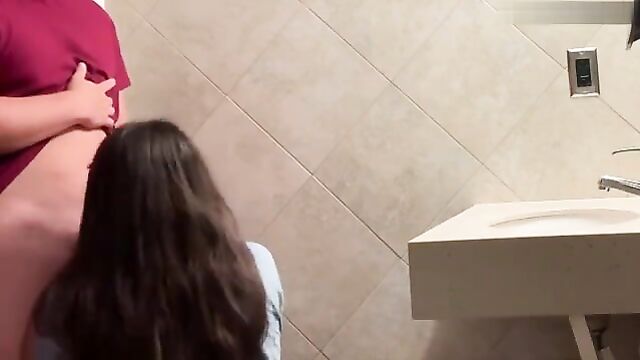 Real brother and sister almost got caught fucking in the bathroom - 2 image