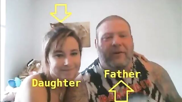Father and daughter enjoy blowjob homemade - 1 image