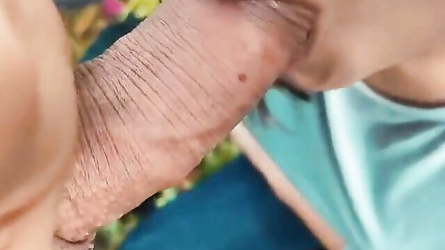 Real mom suck son’s dick on the public - 2 image