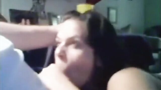 Sister sucking brother's cock homemade - 4 image