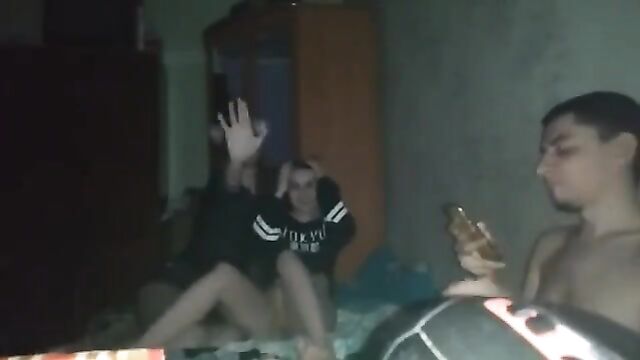 Real cousins from Russia fuck a cousin - 1 image