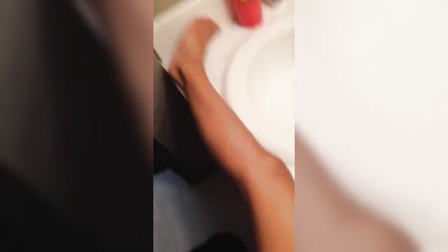 Horny Brother and sexy Sister and their incest sex in bathroom - 1 image