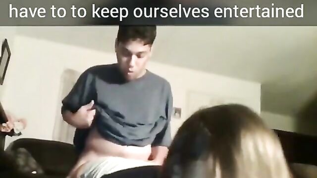 Fun brother and sister blowjob handjob - Real Amateur Incest - 3 image