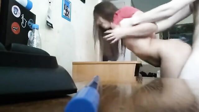 Brather fucking his sister in her room bareback - 5 image