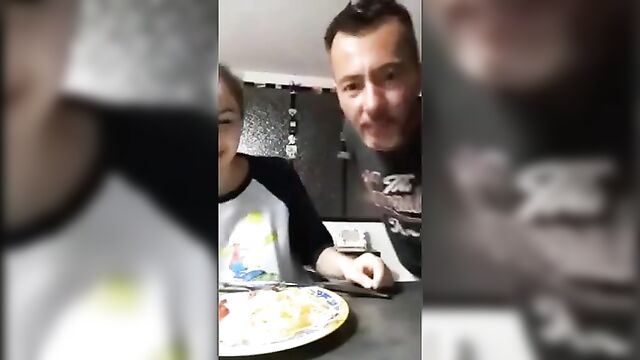 Let Dad show your tits on webcam - 4 image