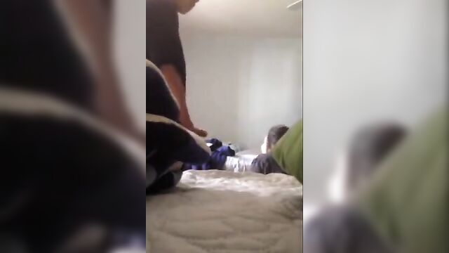 Son records mom sucking his dick - 5 image