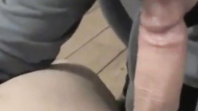 Teen daughter wants sucking cock when her Dad comes home - 2 image