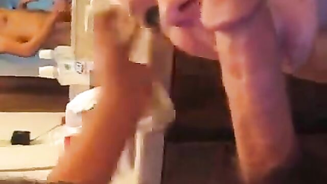 Gorgeous Sister Cums when Sucking Cock her Brother - 2 image