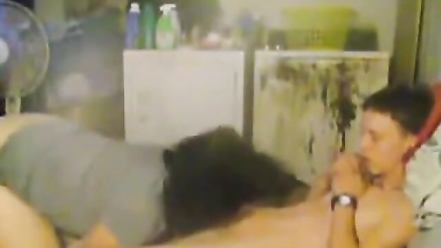 Real Mom Son Blowjob - 1 image