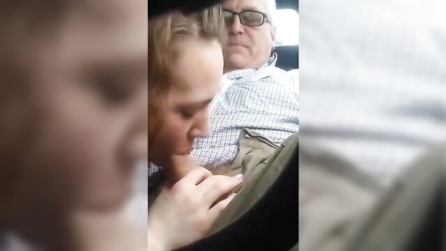 Horny Daughter Blows Her Father's Dick On Camera - 3 image