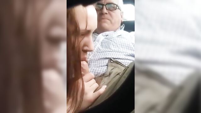 Horny Daughter Blows Her Father's Dick On Camera - 4 image