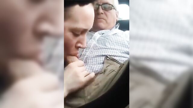 Horny Daughter Blows Her Father's Dick On Camera - 5 image