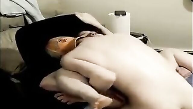 Mother and Son Desk Chair Fuck Taboo Family Incest Sex - 4 image