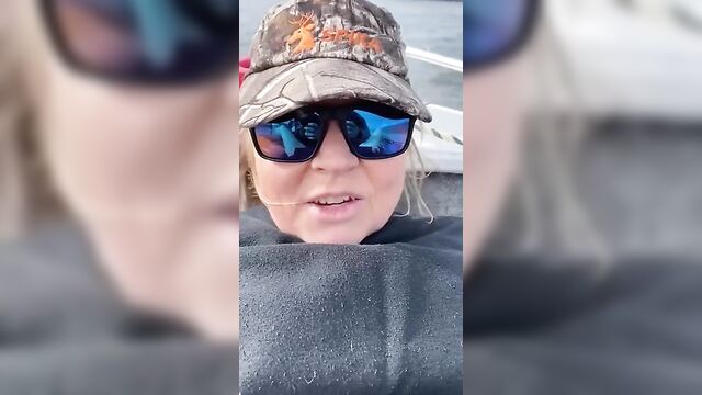 Son Fucks His Mother With A Fish In Her Pussy On A Fishing Trip - 1 image